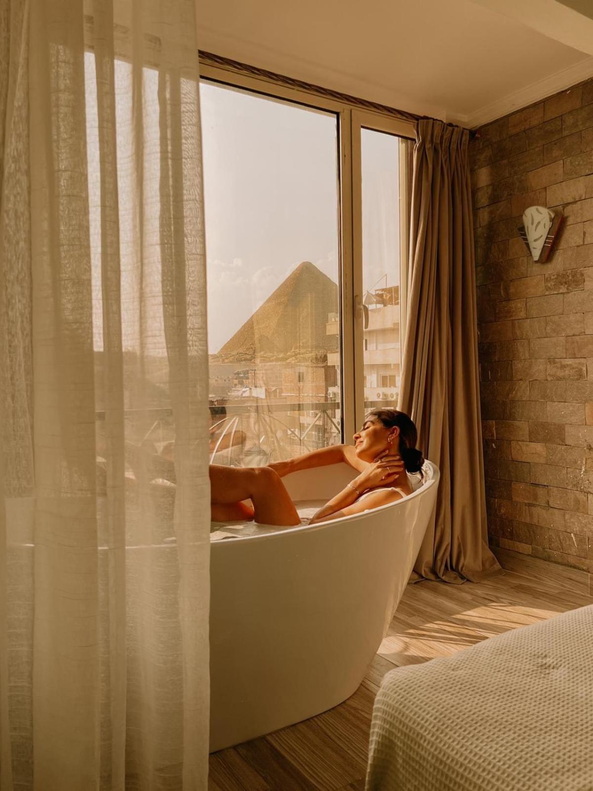 Jimmy Pyramids Hotel Kafret el-Gabal Esterno foto