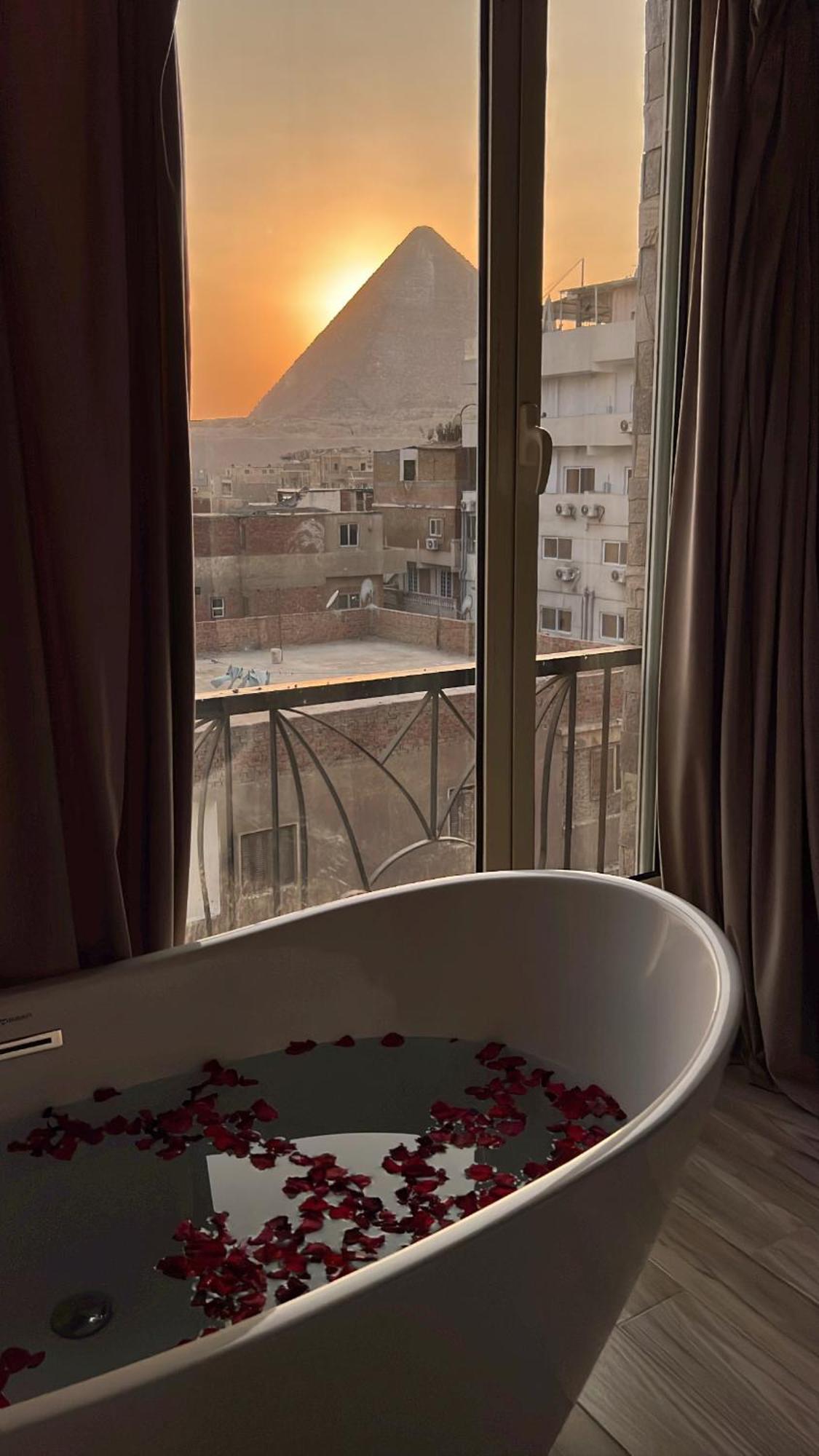 Jimmy Pyramids Hotel Kafret el-Gabal Esterno foto